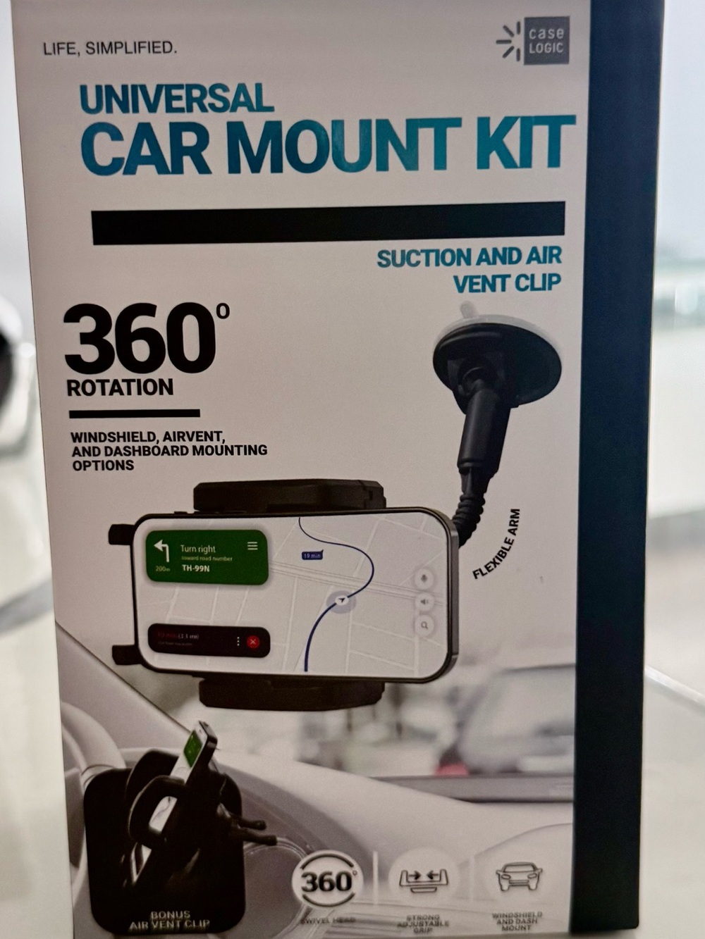 Case Logic Universal Car Mount Kit - Black